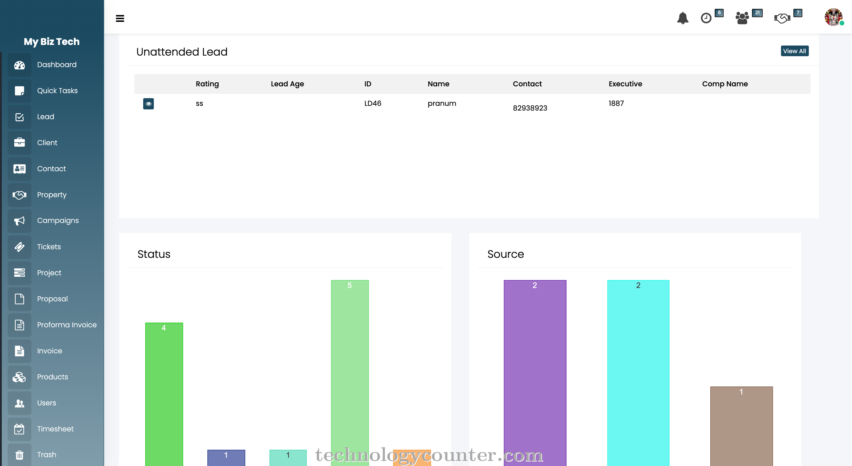 Solid Performers CRM Screenshots